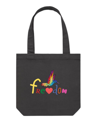 Freedom Tote Bag - Graphite (dark brown)