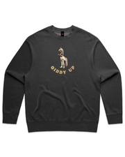 Giddy Up  - Unisex Faded Sweatshirt