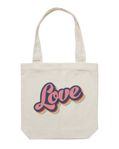 The Merchants of Joy Tote Bag love canvas bag