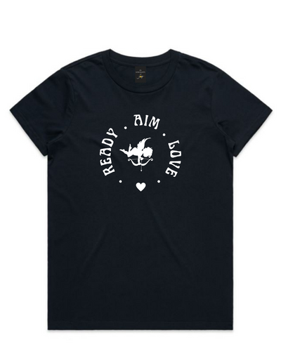 The Merchants of Joy Ready Aim Love tee t-shirt womens