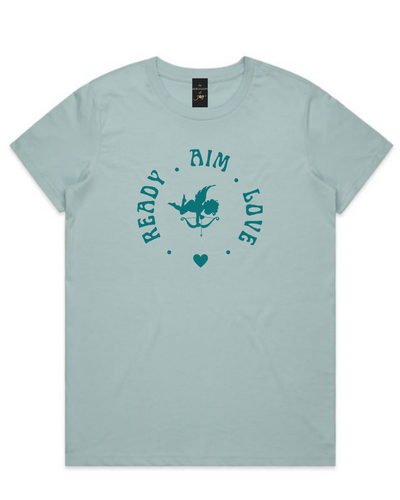 The Merchants of Joy Ready Aim Love tee t-shirt womens