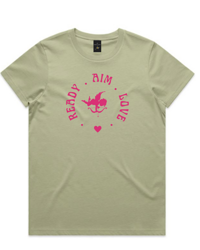 The Merchants of Joy Ready Aim Love tee t-shirt womens