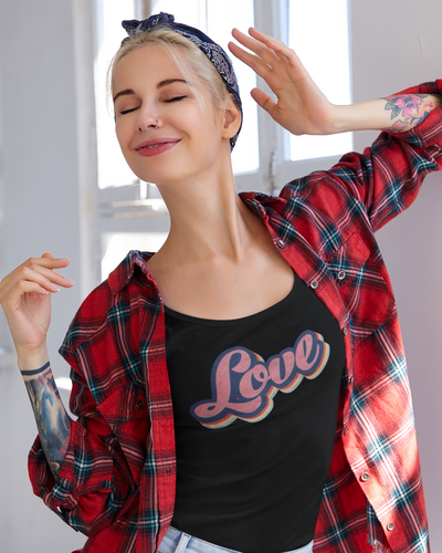 The Merchants of Joy Retro Love Tank Top Singlet womens