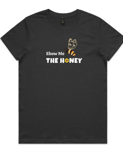 The Merchants of Joy Show Me the Honey tee t-shirt womens